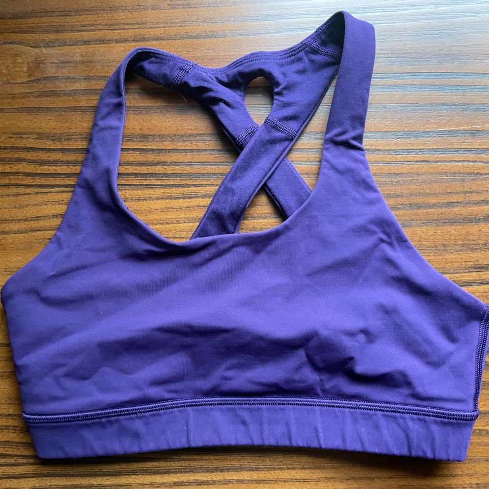 Lululemon - All Sport Bra in Purple (two available), Size 6